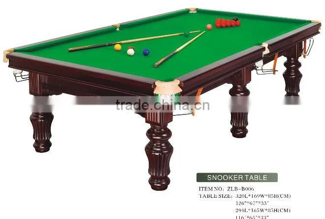 12ft snooker table with competitive price and good quality