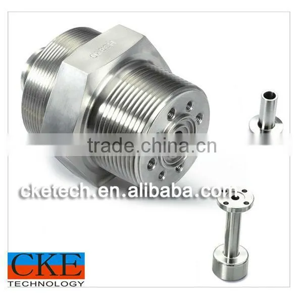 Anodizing Aluminum CNC Lathe Cutting Union Clamp Parts