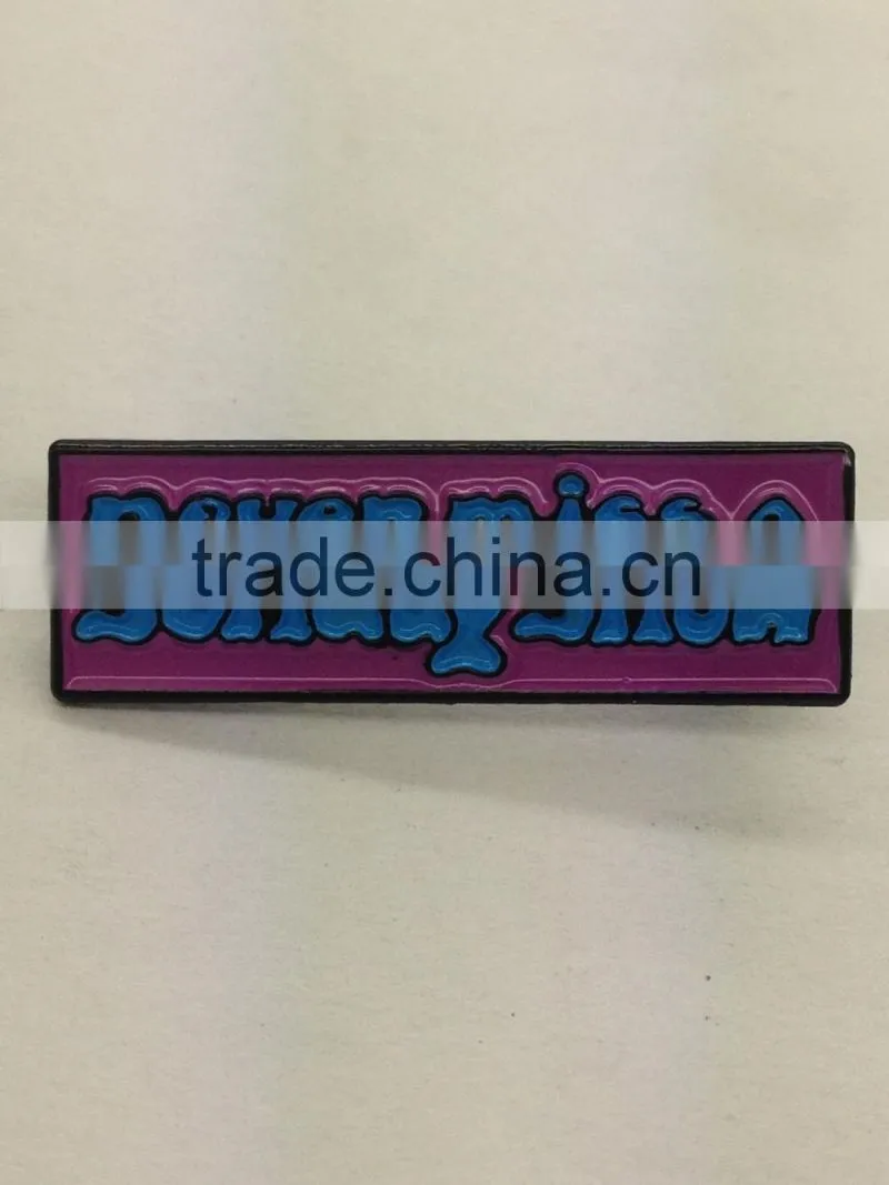 custom logo soft enamel lapel pins/custom badges