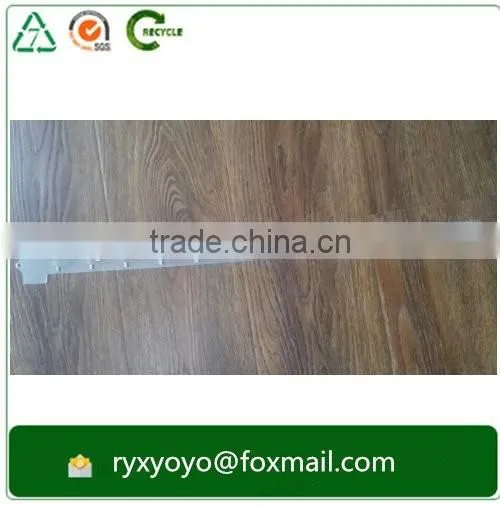 high quality Supermarket plastic pp white hanging display shelf strip