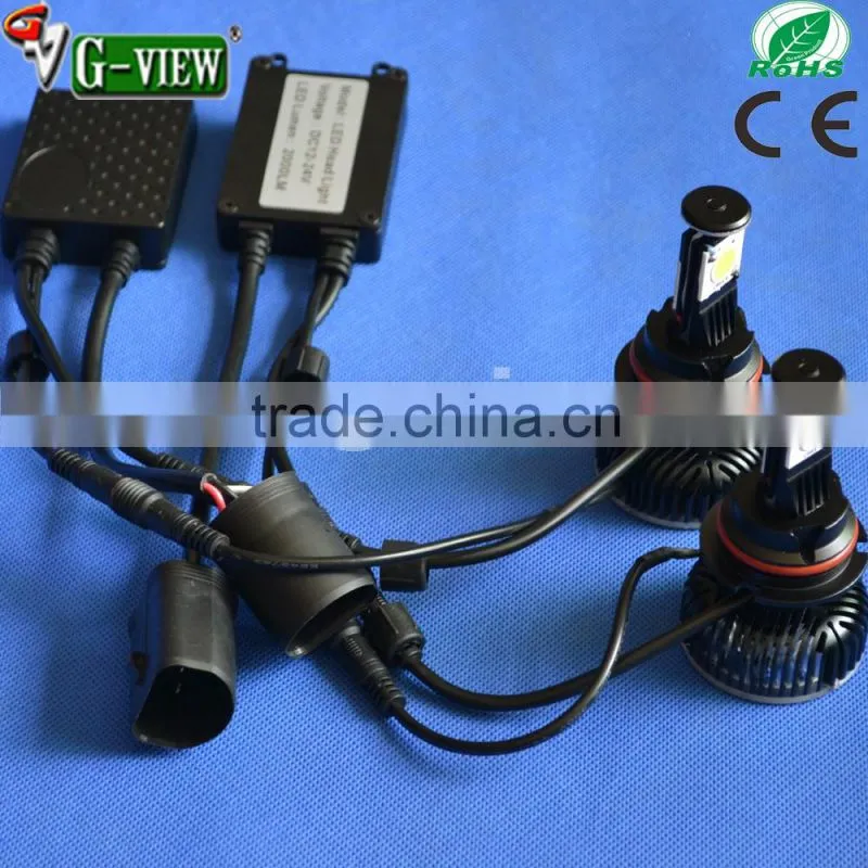 Superbright strong power 80w h7 auto headlight creeled car led headlight h4/h7/9005