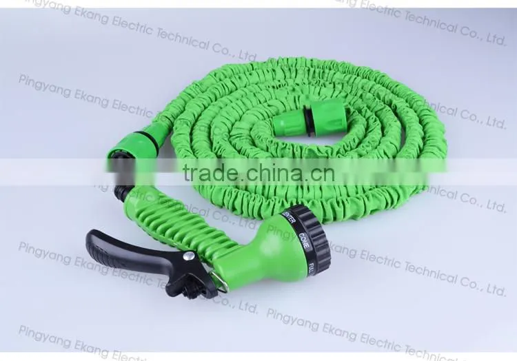 Magic car/garden watering expandable double hook hose
