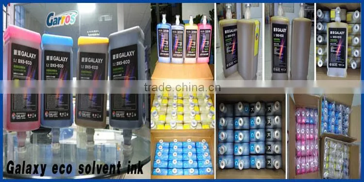 Compatible China Eco Solvent Printer Galaxy DX5 Eco Solvent Ink