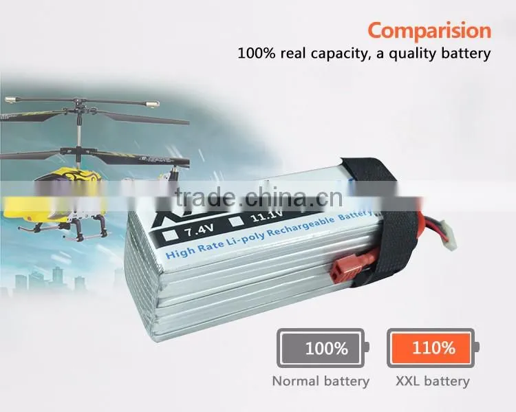 High Discharge Rate Lipo Battery 5S 5200mah 18.5V