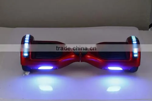 2016 Chic patented6.5 inch hoverboard UL 2272 certification with led