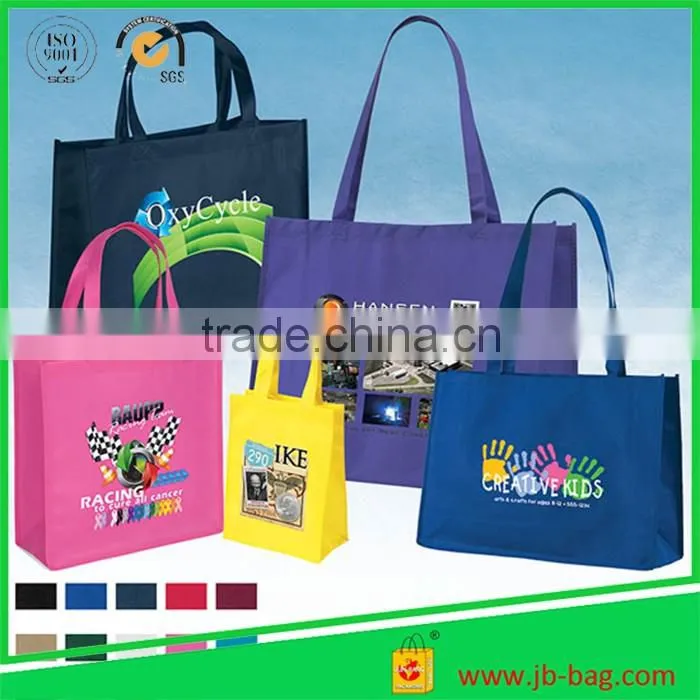Reusable Shopping Bag Non-Woven Custom Printed Non-Woven Shopper Tote Bags Promotional Non-Woven Bags,Customized Size,75GSM.