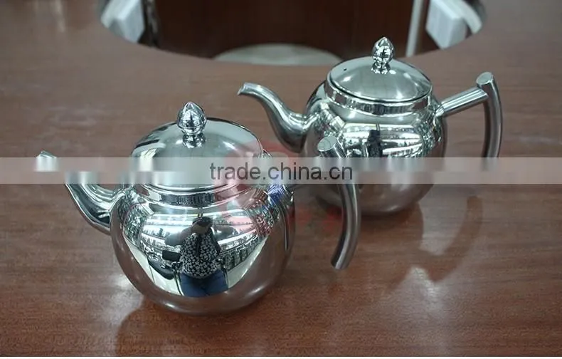 Stainless Steel Delicate Spout Coffee pot/ china tea pot infuser
