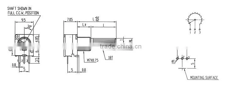 Yuyao potentiometer