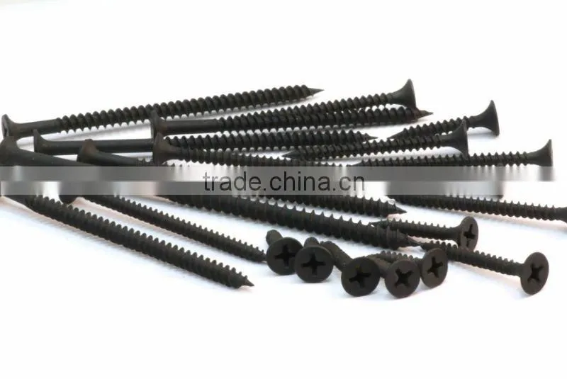 bugle head dry wall screw black phosphated