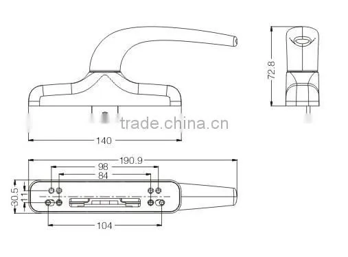 aluminum handle JW9025
