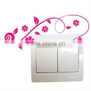 nice flower decorative vinyl wall stickers