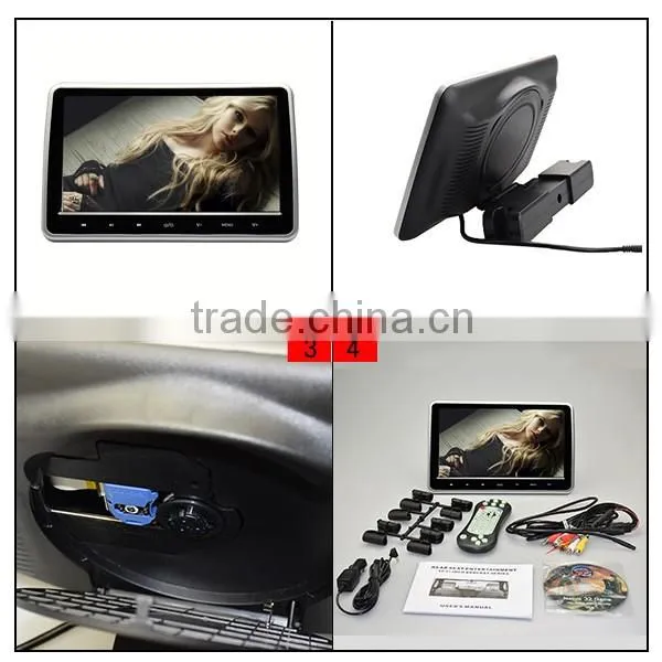 DS-1018DT 10.1inch car headrest dvd for universal with HDMI port