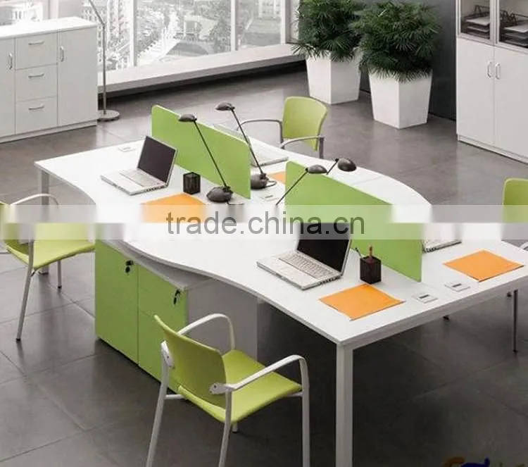 Modern office cubicles 4 person workstation desk (SZ-WSB315)