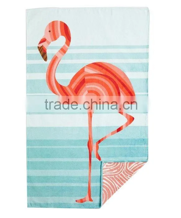 100% cotton cheap wholesale double size beach towel
