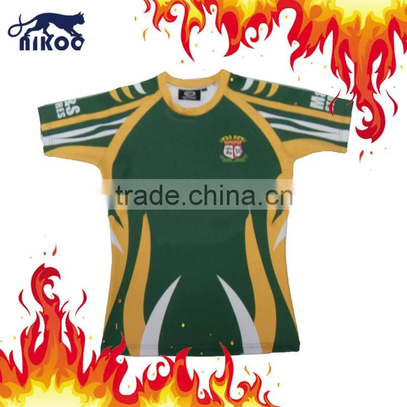 HOT SALE! High quality sublimated authentic rugby jerseys