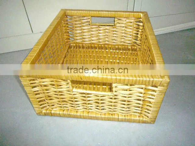 new style honey willow wicker storage basket