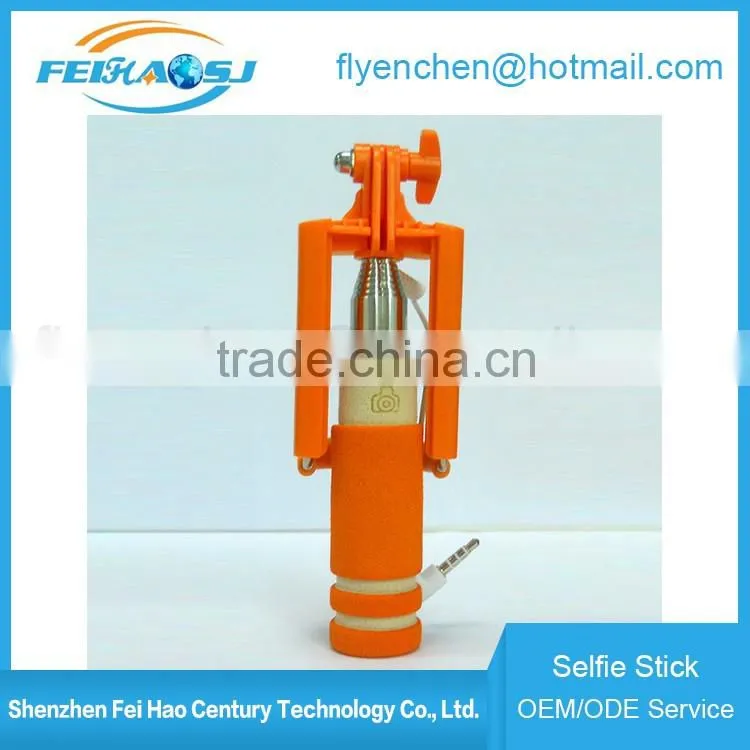 Factory direct sales best selling new 2016 mini selfie stick extendable baton