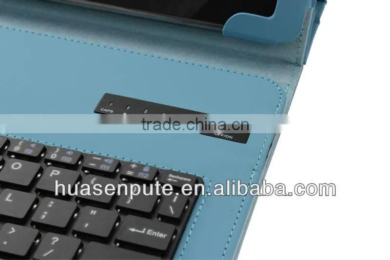 universal bluetooth keyboard with leather case for 9" /10.1"tablet inch