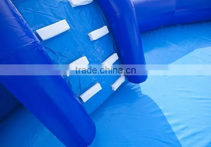 Outdoor commercial Inflatable water park swimming pool sharks inflatable for sale