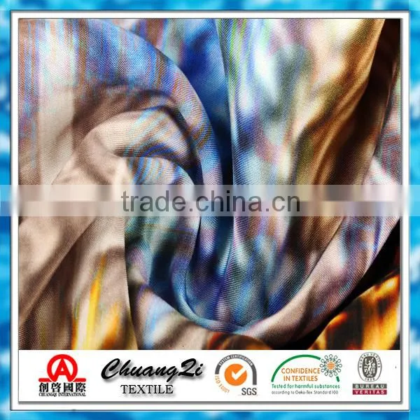challis 100% rayon beautiful flower printing design fabric
