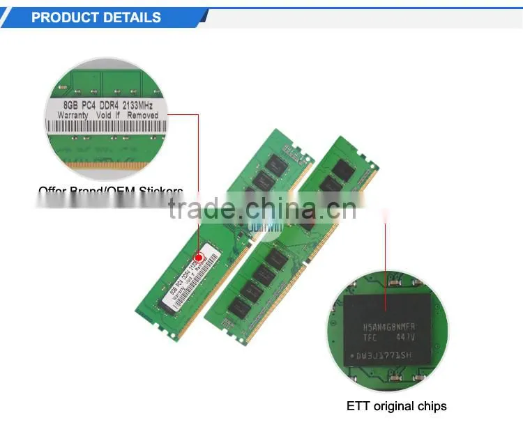 low voltage 512mbx8 2133mhz 8gb ddr4 ram