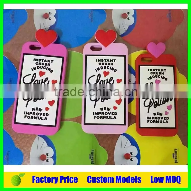 Custom chill pills 3d silicone mobile phone case cover Iph 5s 6 6plus cell phone back cover case