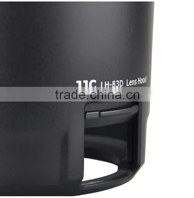 JJC LH-83D Black Telephoto Lens Hood For Canon For Tamron Lens Hood 77mm