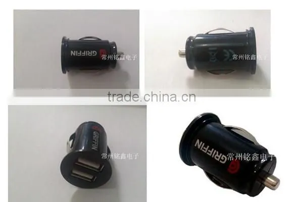 AC adapter male cigarette plug in car cigarette lighter