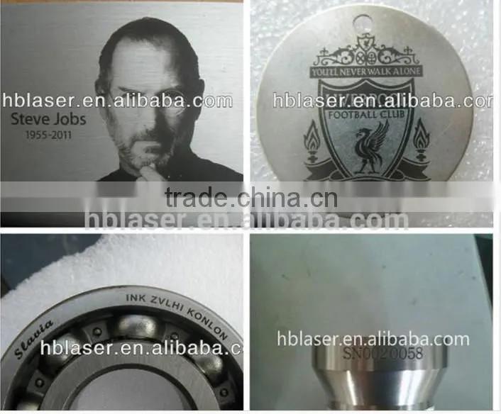 Wuhan china alibaba supplier sale stainless steel logo laser marker machine