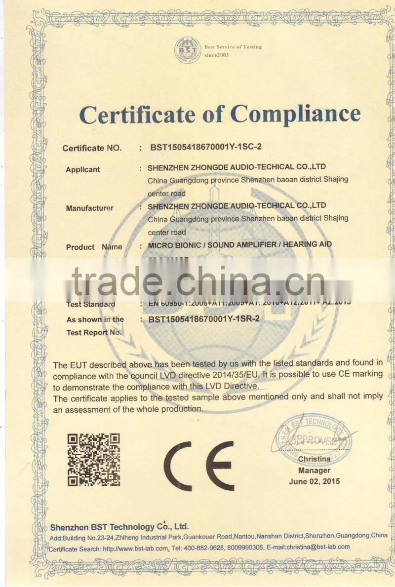 2015 mini invisible hearing aid professional for high demand products in market