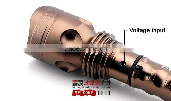 Goread A9 Q5 aluminum 3W high bright spot beam tactical flashlight
