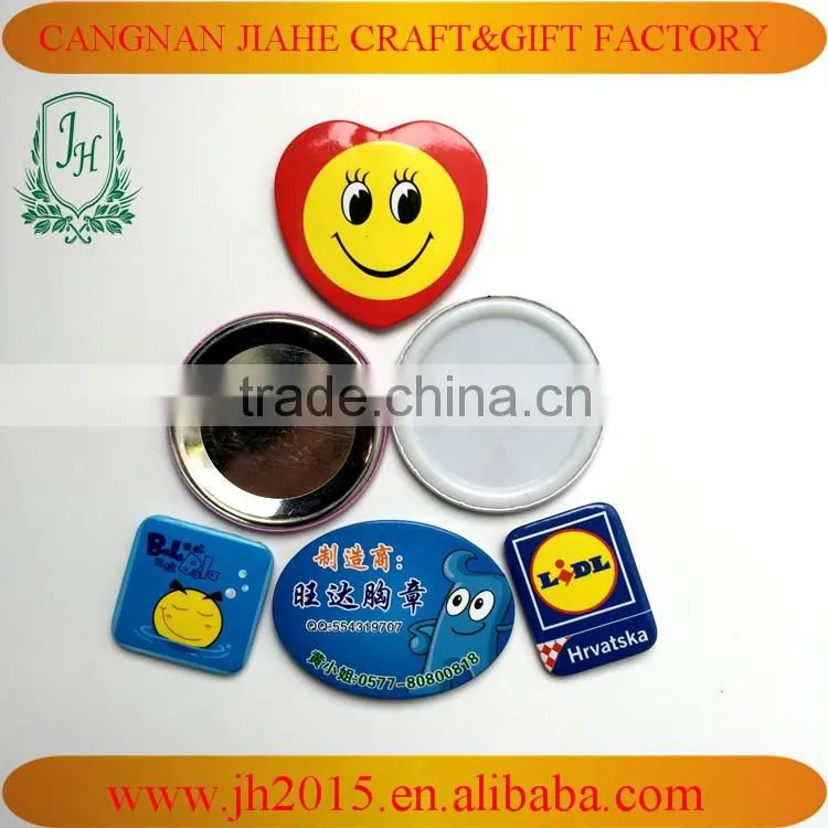 Good quality promotional gifts badge custom round safety metal pin badge,tin pin button badge,badge buttons