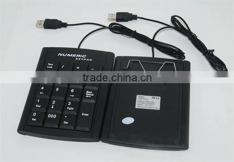 Custom 19 keys USB Numeric Keypad for Laptop