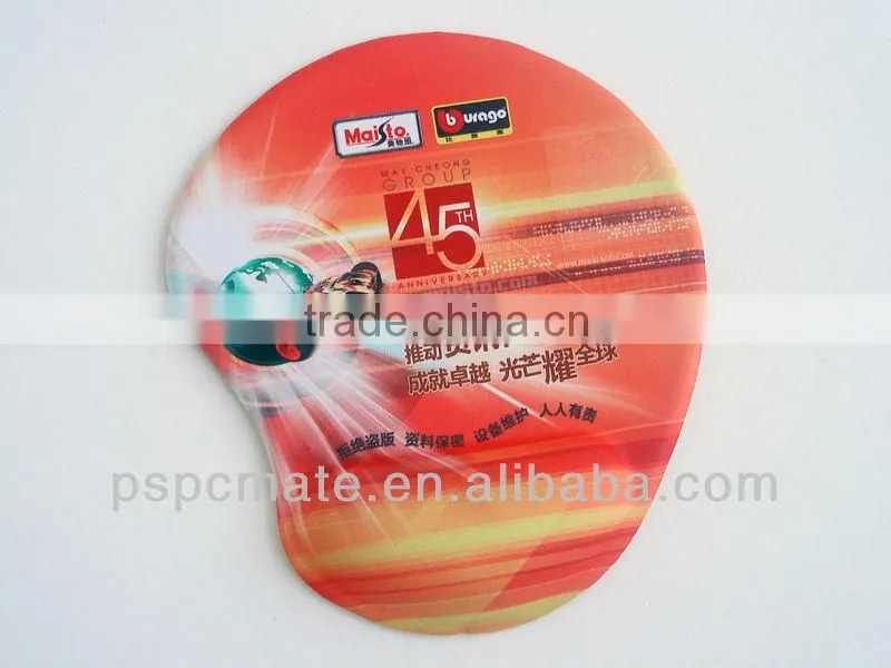 mouse pad with wrist/arm support as gift item 2013