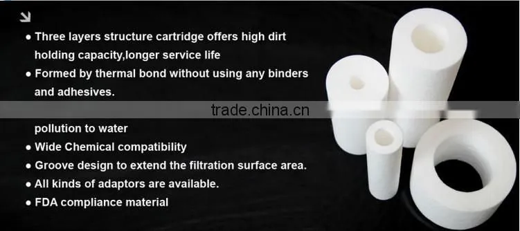 cartridge filter / melt blown cartridge filter (factory)