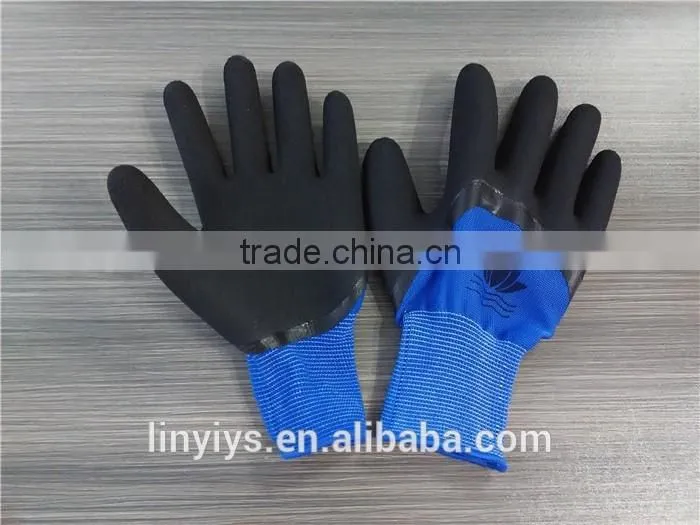 13 gauge anti slip foam latex coated work glove