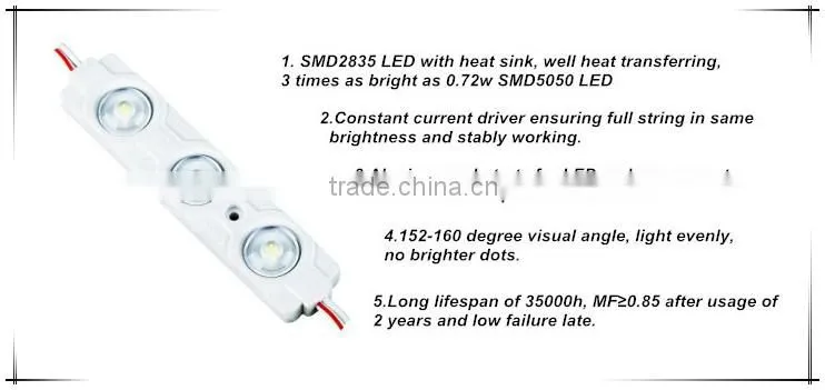 samsung led module korea led module 5050 led module 0.36w 0.6w 0.72w 1w 1.2w 1.5w 2w 3w 6w 9 w 12 watt 15watt