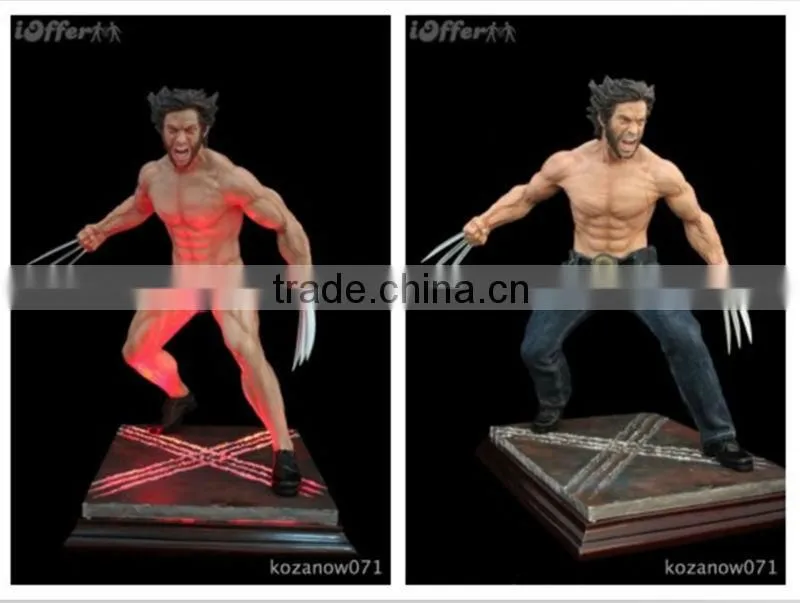LED action x-men origins wolverine resin figurine