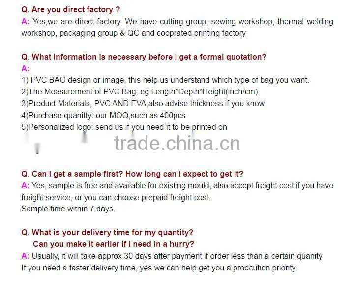 Leather Makeup Bag;Pvc Cosmetic Packing Bag