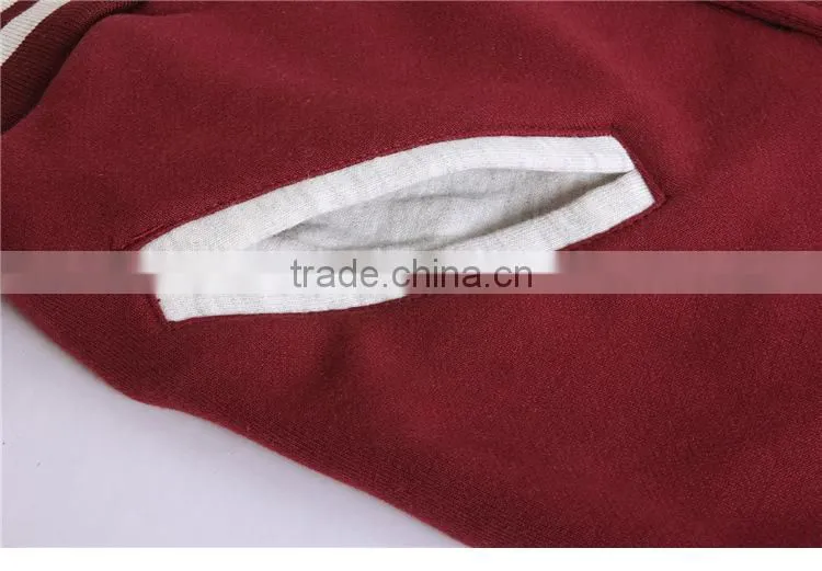New product fashion new lovers baseball uniform coat for heavy fleece hoodie