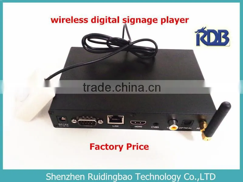 RDB Realtek 1186 network media player with internal storage DS009-101
