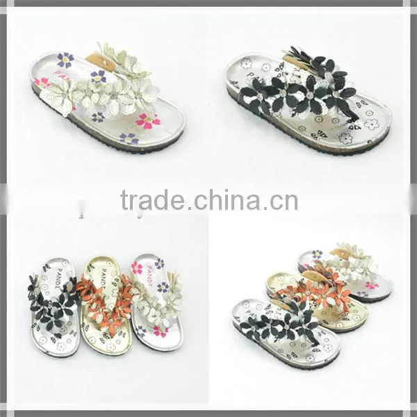 High quality child nude beach slipper and fashion kids beach slipper