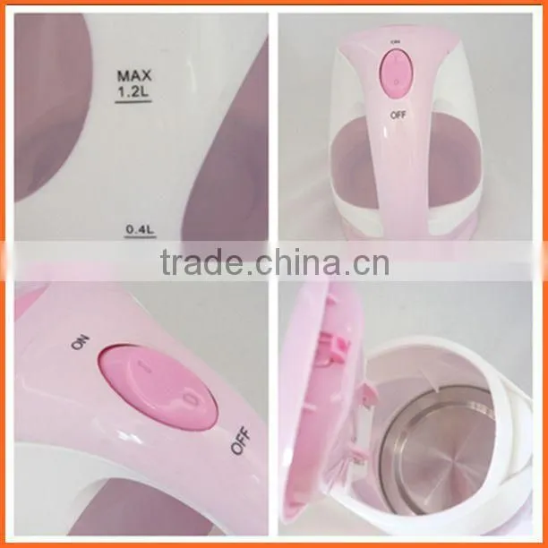 home appliance 360 degrees cordless plastic kettle