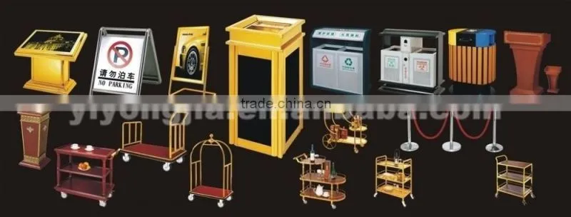 good quality hotel guest room equipment waterproof leather dustbin