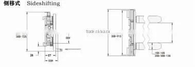 Forklift Sideshifting Fork Clamp