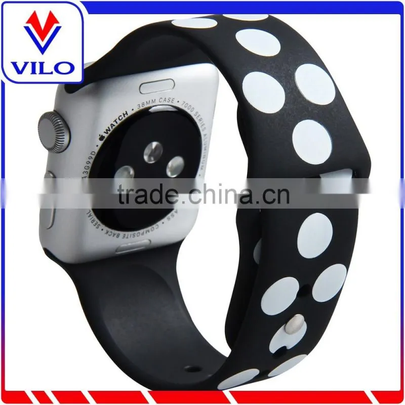 For Apple Watch Best Selling Fashion Design OEM Silicone Watch Strap Watch Band