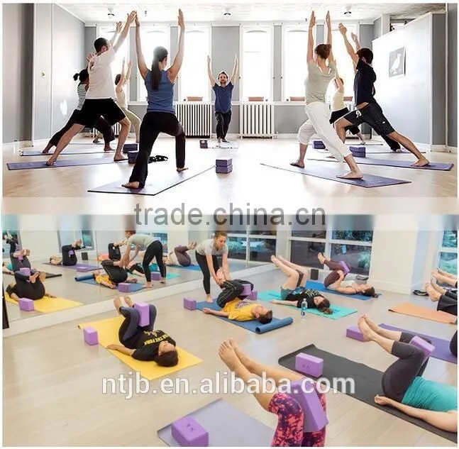 High Quailty EVA Yoga Block Brick Foaming Foam Home Exercise Fitness Health Gym Practice Tool