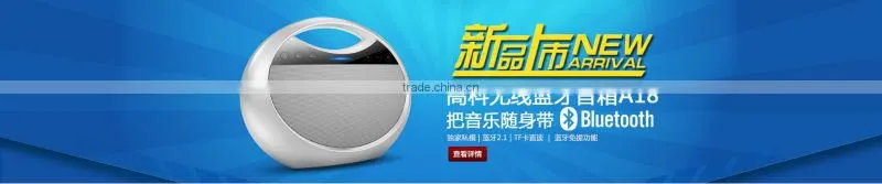 2013 Newest Best Waterproof Bluetooth Speaker With Dual Mic Design A18