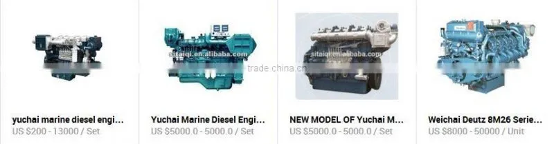 Yuchai YC6MK Series Marine Diesel Engine(220hp-450hp)