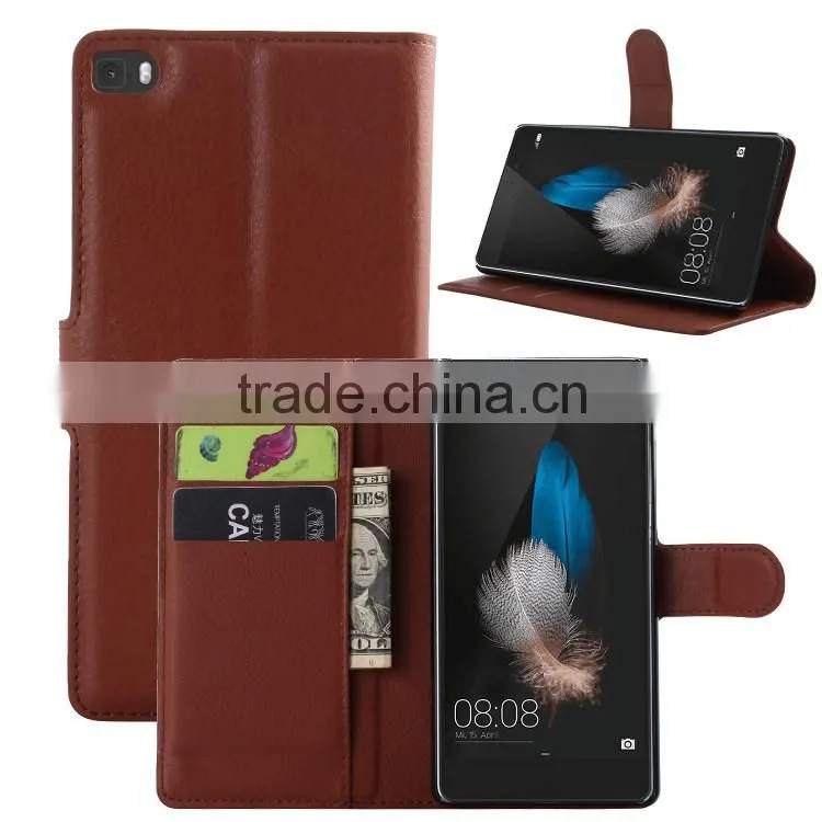 Hot Selling Leather Mobile Phone Case For Huawei P8 Lite Leather Case